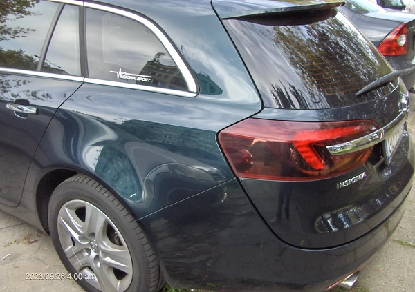 Opel Insignia cena 48500 przebieg: 229000, rok produkcji 2016 z Łódź małe 106